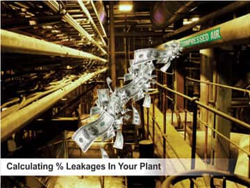 CALCULATING % LEAKAGES IN YOUR PLANT